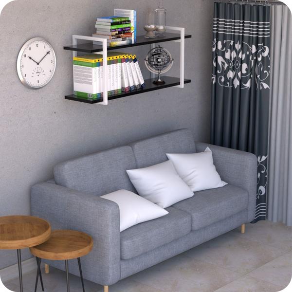 Imagem de Prateleira Estilo industrial Para Sala Parede GND BP 60cm