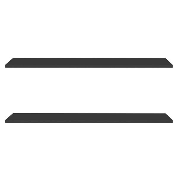 Prateleira Flutuante Para Escritório Kit 2 com Suporte Invisível 91cm Yara Preto - Lumil - Lumil Móveis Imagem de Prateleira Flutuante Para Escritório Kit 2 com Suporte Invisível 91cm Yara Preto - Lumil