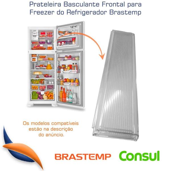 Imagem de Prateleira Frontal Freezer Refrigerador Brastemp 326064526