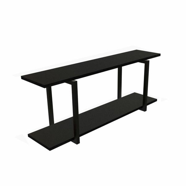 Imagem de Prateleira Industrial com 2 Prateleiras 90 x 20 cm Preto  NIP3-9020