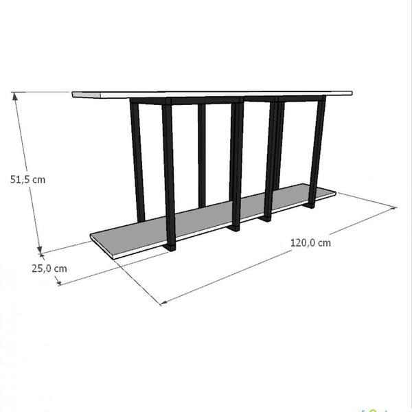 Imagem de Prateleira industrial suspensa estante parede nicho cinza ferro e madeira suporte pratileira