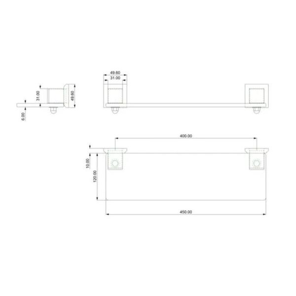 Imagem de Prateleira Inox RO7015 Ducon Metais