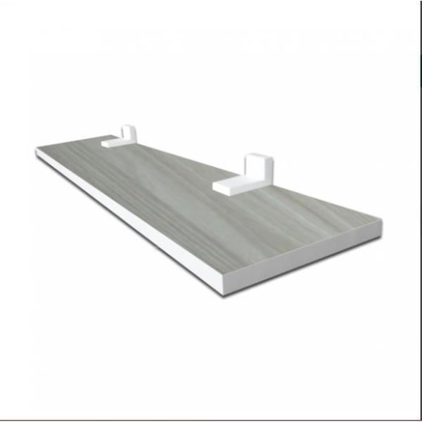 Imagem de Prateleira Linha-furta Cor Com Borda De Pvc Branco 35x20 Cm