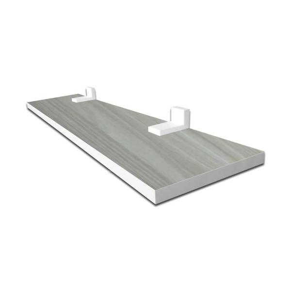 Imagem de Prateleira Linha Furta-cor Em Mdf Com Borda De Pvc Branco 70x20 Cm F031