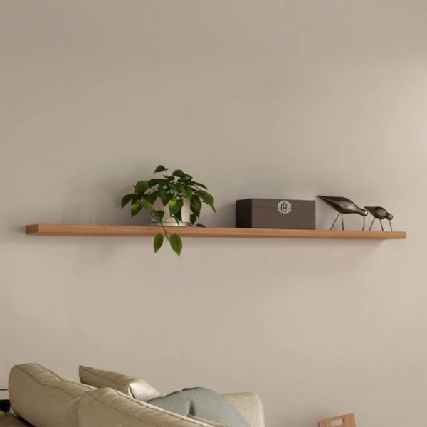 Prateleira MDF decorativa com suporte invisível 180cm TB185 Dalla