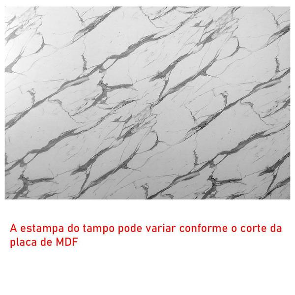 Imagem de Prateleira Milazzo Nicho Design Industrial Branco e Vulcano