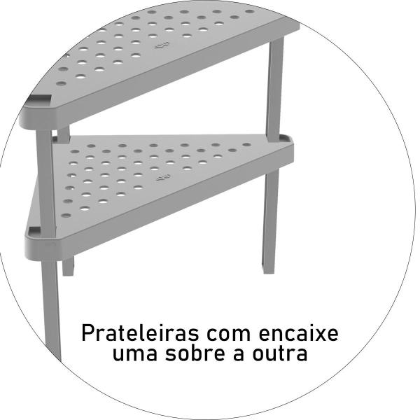 Imagem de Prateleira Organizador Componível Level Triangular