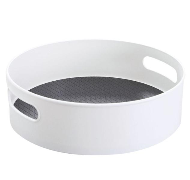 Imagem de Prateleira rotativa de armazenamento de temperos Wokex Japan Import White