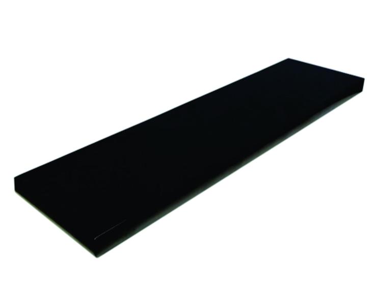 Imagem de Prateleira Simples 20x15 Cm com Suporte Em MDF Preto