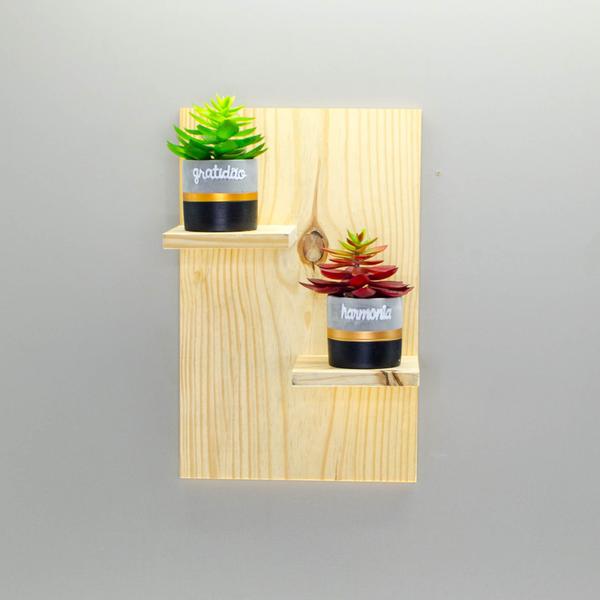 Imagem de Prateleira Suporte P/ Plantas Decoração Jardim C/2 P 28x45cm