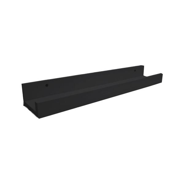 Imagem de Prateleira Tempero Simples 75 Cm Preto Em Mdf