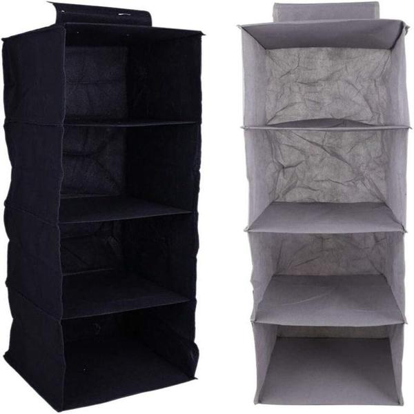 Imagem de Prateleira vertical organizador multiuso guarda roupas closet