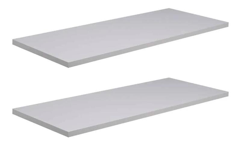 Prateleiras 1 Peças 70cm x12cm - Mdf Branco - Suporte - LOJA & CIA Imagem de Prateleiras 1 Peças 70cm x12cm - Mdf Branco - Suporte