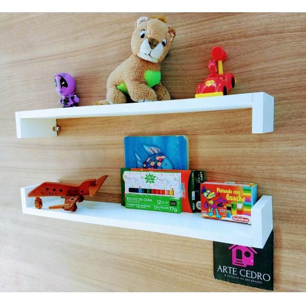 Imagem de Prateleiras Decoração Quarto De Bebê Livreiro Infantil 55Cm