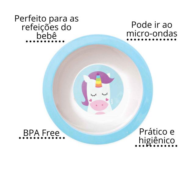 Imagem de Pratinho bowl bebe infantil animal prato estampado infantil