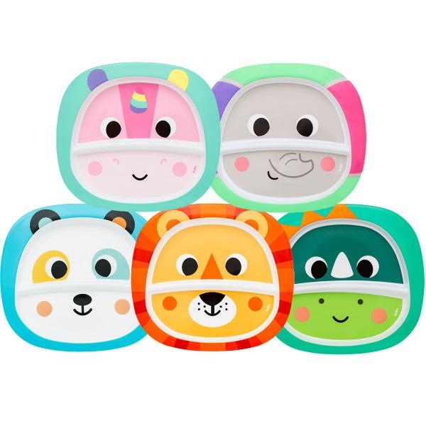 Pratinho com Divisória Infantil Refeição do Bebê 350 ml Para Micro-Ondas Divertido Buba Imagem de Pratinho com Divisória Infantil Refeição do Bebê 350 ml Para Micro-Ondas Divertido Buba