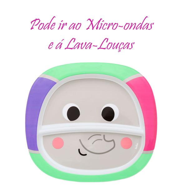 Pratinho com Divisória Infantil Refeição do Bebê 350 ml Para Micro-Ondas Divertido Buba Imagem de Pratinho com Divisória Infantil Refeição do Bebê 350 ml Para Micro-Ondas Divertido Buba
