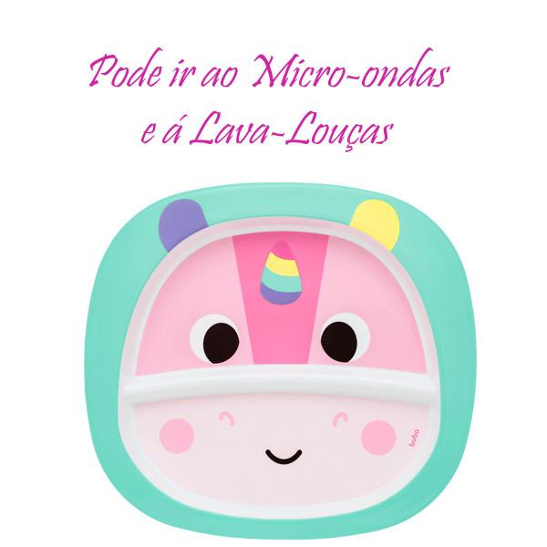 Pratinho com Divisória Infantil Refeição do Bebê 350 ml Para Micro-Ondas Divertido Buba Imagem de Pratinho com Divisória Infantil Refeição do Bebê 350 ml Para Micro-Ondas Divertido Buba