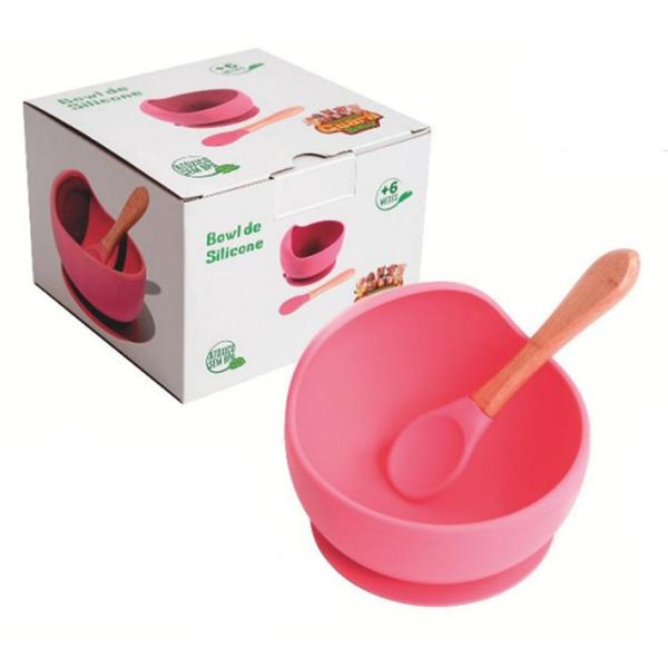 Imagem de Pratinho de Silicone Bowl Papinha P/Bebê Rosa Turma do Guara - All Seasons Baby