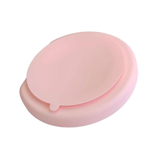 Pratinho Infantil Silicone com Divisória Refeição Infantil Prato com Ventosa Bebê - Letoy Imagem de Pratinho Infantil Silicone com Divisória Refeição Infantil Prato com Ventosa Bebê