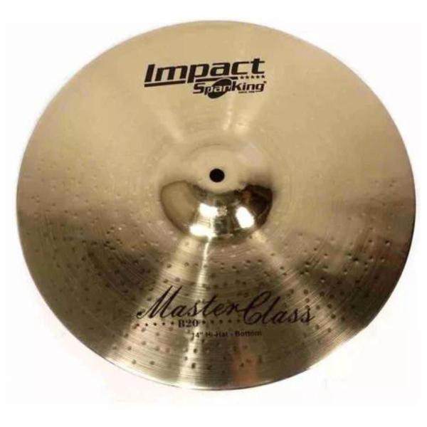 Imagem de Prato 14 Chimbal Hi Hat Par Impact Master Class B20 Spanking