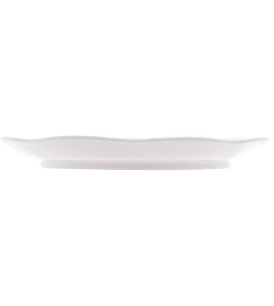 Imagem de Prato 20cm Para Sobremesa De Porcelana Wave Branco