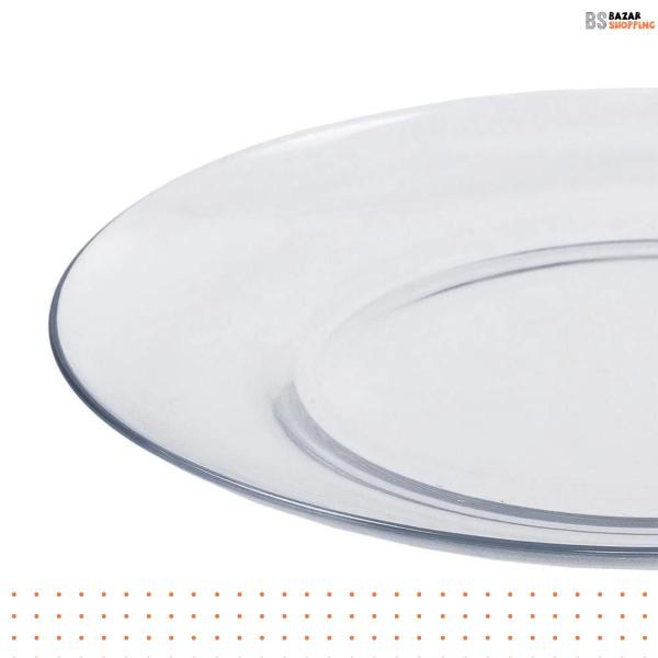 Prato Astral Raso de Vidro liso básico Duralex Gourmet 24uni - Nadir Imagem de Prato Astral Raso de Vidro liso básico Duralex Gourmet 24uni