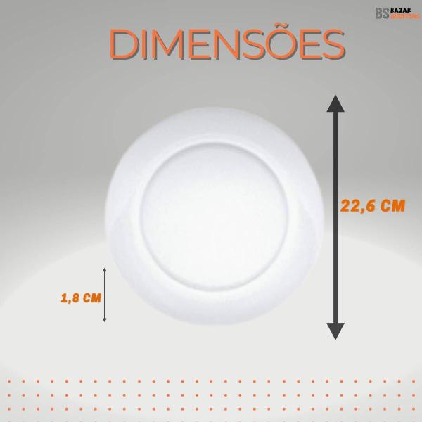 Prato Astral Raso de Vidro liso básico Duralex Gourmet 24uni - Nadir Imagem de Prato Astral Raso de Vidro liso básico Duralex Gourmet 24uni