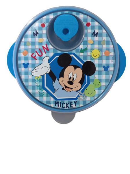 Imagem de Prato com Divisões e Tampa P/ Microondas Disney Baby Mickey