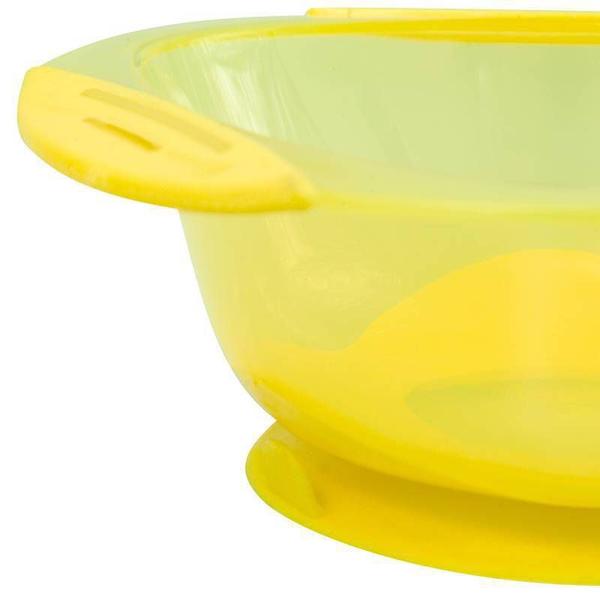 Prato com Ventosa Amarelo - Clingo Imagem de Prato com Ventosa Amarelo - Clingo