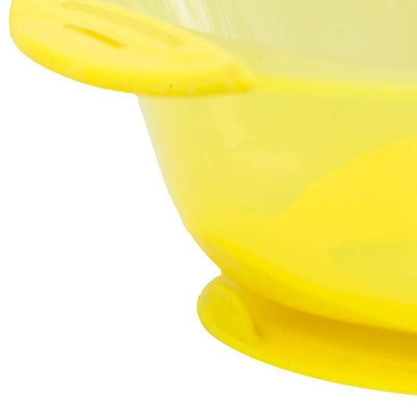 Prato com Ventosa Amarelo - Clingo Imagem de Prato com Ventosa Amarelo - Clingo