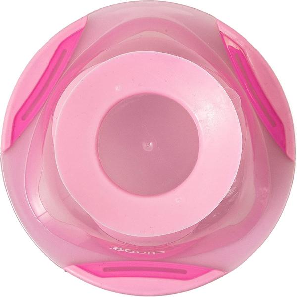 Imagem de Prato Com Ventosa Bowl Rosa Clingo 