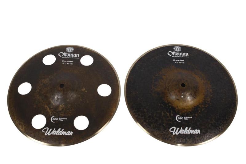 Imagem de Prato de Bateria Waldman Ottoman Krazy Hats Chimbal 12 Polegadas