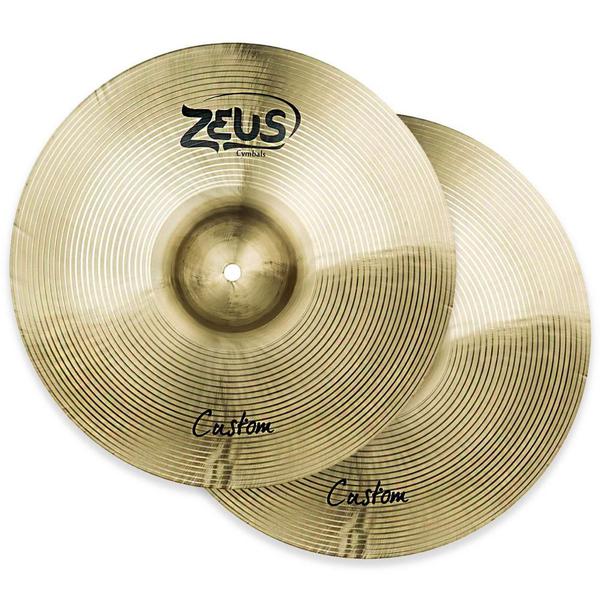 Imagem de Prato de Bateria Zeus Custom Chimbal Zchh16 16" Polegadas - Bronze B20