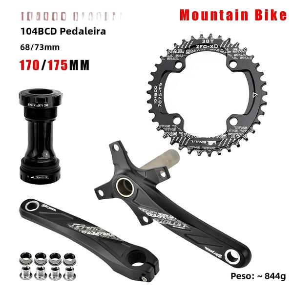 Imagem de Prato de Manivela MTB Goldix - Alumínio 104 BCD 170mm (32T/34T/36T/38T)