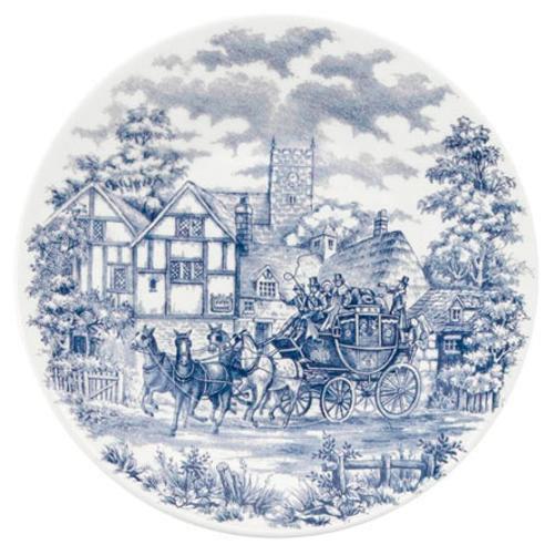 Imagem de Prato De Porcelana Para Sobremesa Cena Inglesa 19 Cm