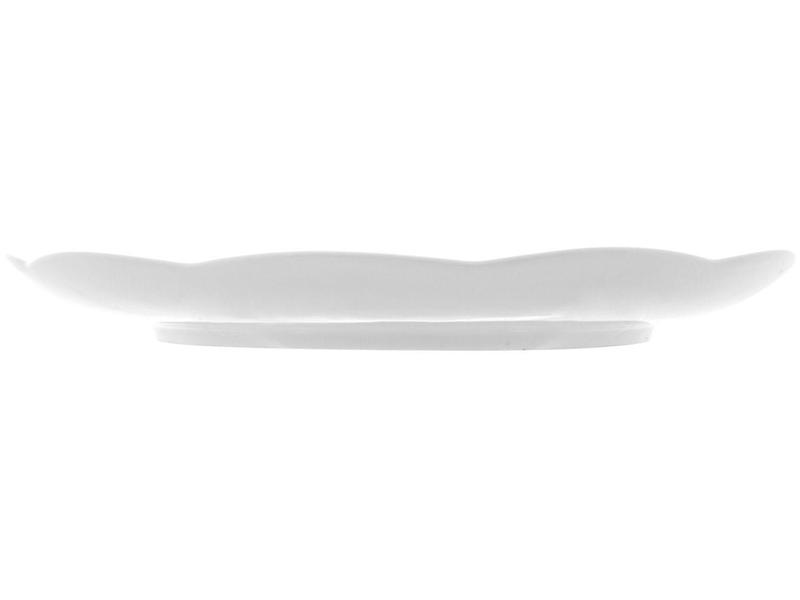 Prato de Porcelana Redondo 27cm Branco Raso - Lyor New Bone Butterfly Flower Imagem de Prato de Porcelana Redondo 27cm Branco Raso - Lyor New Bone Butterfly Flower