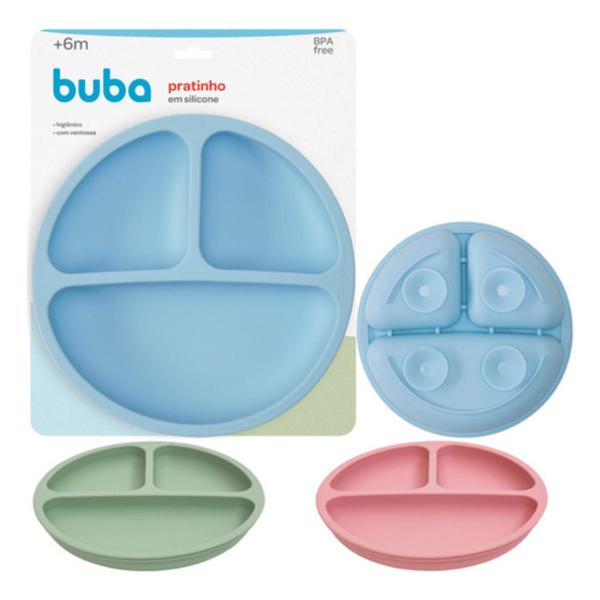 Imagem de Prato de Silicone com Ventosa - Buba