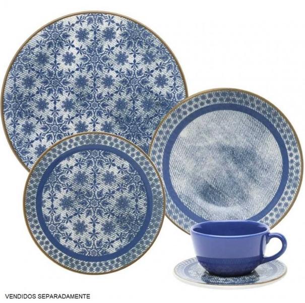 Imagem de Prato De Sobremesa 19 Cm Unni Jeans - Oxford Porcelanas