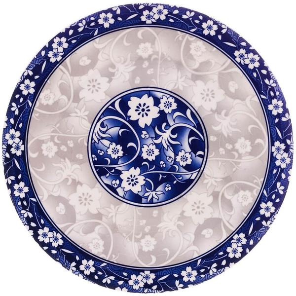 Imagem de Prato de Sobremesa de Porcelana Blue Garden 19,5cm 1 peça - Lyor