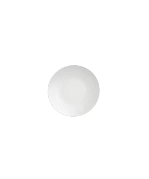 Prato de Sobremesa Tramontina Leonora Porcelana Branca 19CM Imagem de Prato de Sobremesa Tramontina Leonora Porcelana Branca 19CM