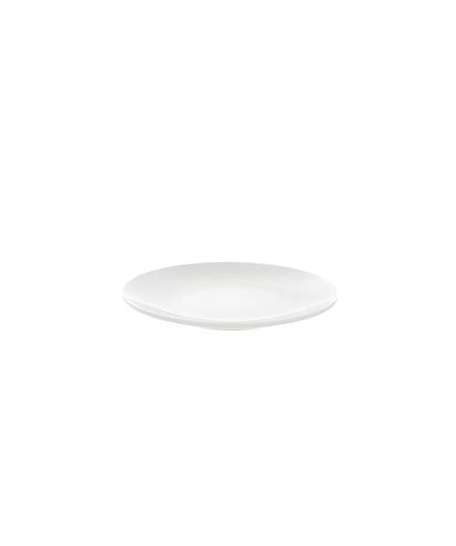 Prato de Sobremesa Tramontina Leonora Porcelana Branca 19CM Imagem de Prato de Sobremesa Tramontina Leonora Porcelana Branca 19CM