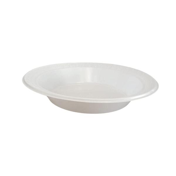 Prato Fundo 21cm Branco para Refeição Kerocopo com 250 unidades - ALTACOPPO Imagem de Prato Fundo 21cm Branco para Refeição Kerocopo com 250 unidades