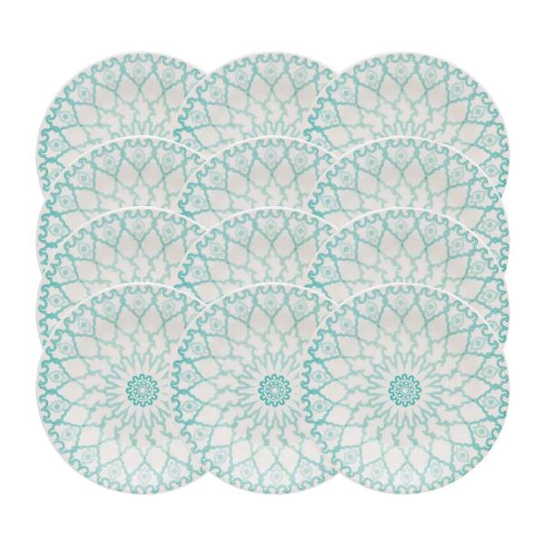 Prato Fundo Cerâmica Estampa Donna Mandala 21,5cm 12un - Biona 091066 - Oxford Imagem de Prato Fundo Cerâmica Estampa Donna Mandala 21,5cm 12un - Biona 091066