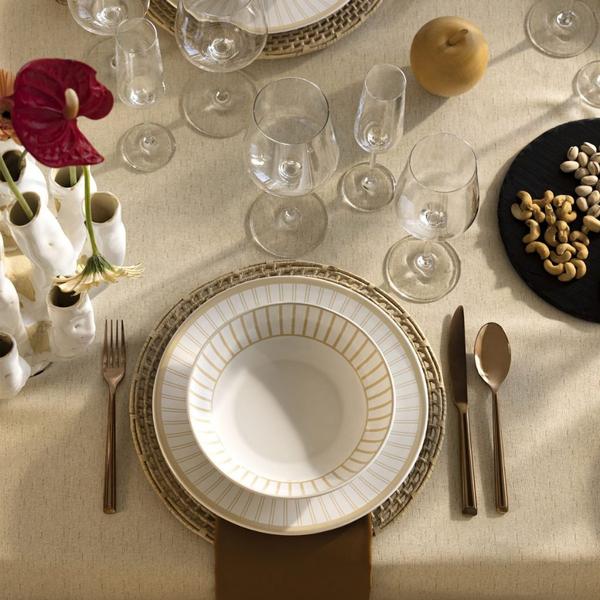 Imagem de Prato Fundo Coup Beige 21cm Porcelana Oxford