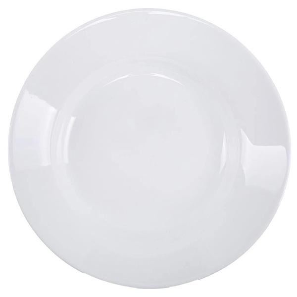 Prato Fundo em Melamina/Plastico 25 Cm Branco Fuxing Imagem de Prato Fundo em Melamina/Plastico 25 Cm Branco Fuxing