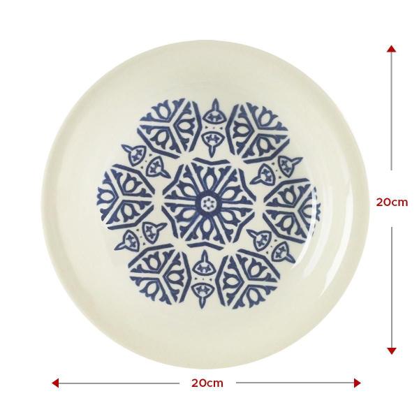 Imagem de Prato Fundo Porcelana 20Cm Arabesco