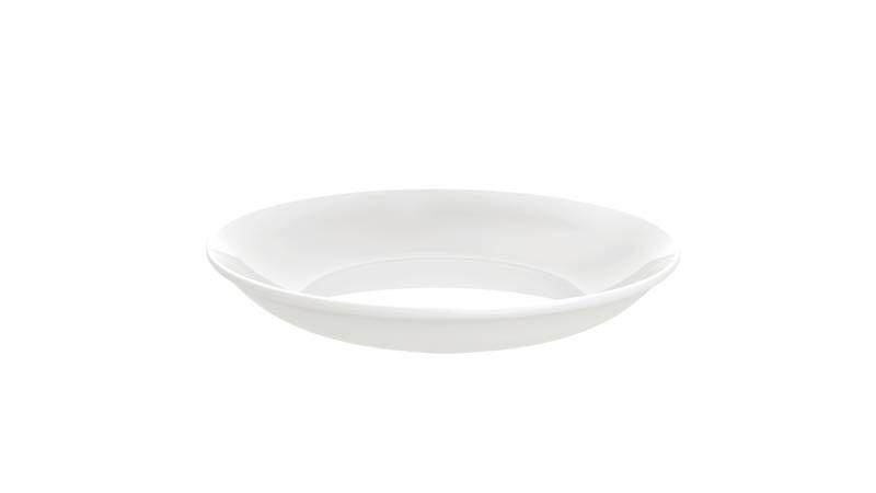 Prato fundo tramontina leonora em porcelana branca 21 cm Imagem de Prato fundo tramontina leonora em porcelana branca 21 cm