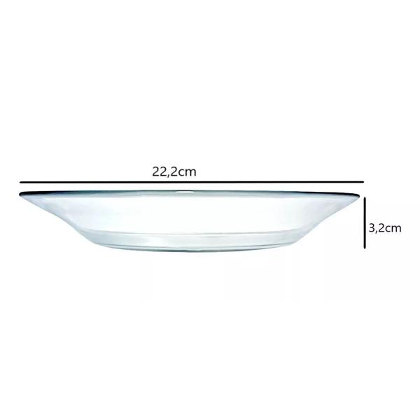 Prato Fundo Vidro Duralex 22cm Astral 6 Unidades - Nadir 0008 - Nadir Figueiredo Imagem de Prato Fundo Vidro Duralex 22cm Astral 6 Unidades - Nadir 0008