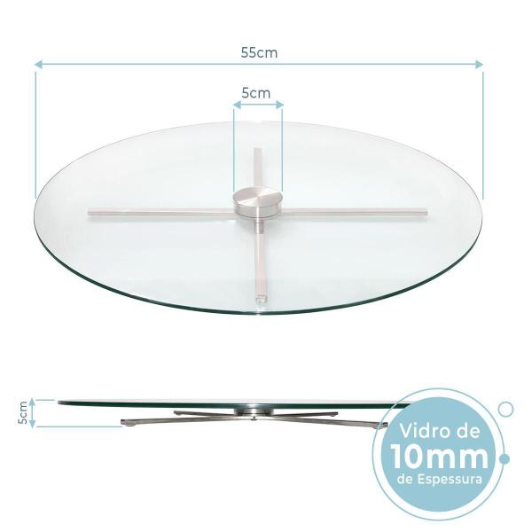 Prato Giratório Com Base De Inox304 Evolution 55Cm X 10Mm - Tuberias Imagem de Prato Giratório Com Base De Inox304 Evolution 55Cm X 10Mm